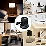 Uncaged Ergonomics Retractable Cube 6' Extension Cord, 4-Outlet, 18 AWG, Black (RC-BLACK)~#|#~A20D0B6F-D1C6-458E-A13ED4EA4269AE39_sc7