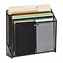 Mind Reader 3-Pocket Metal Mesh Mountable Wall File, Letter Size, Black (WAFIST3-BLK)~#|#~A20FD00B-4809-4FB6-AA9AD181ECB04B7E_sc7