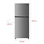 Magic Chef Refrigerator w/Freezer, 10.1 Cu. Ft., Platinum Steel (HMDR1000ST)~#|#~A2129624-0B71-4C19-96BEFE7B59F51E95_sc7