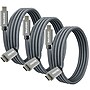 Overtime C82 Fast Charging 100W 6 ft Braided USB-C to USB-C Cable, 3/Pack, White (OCC82WH3PK)~#|#~A21755C8-9125-4C33-9AEA78ED83FD27D3_sc7