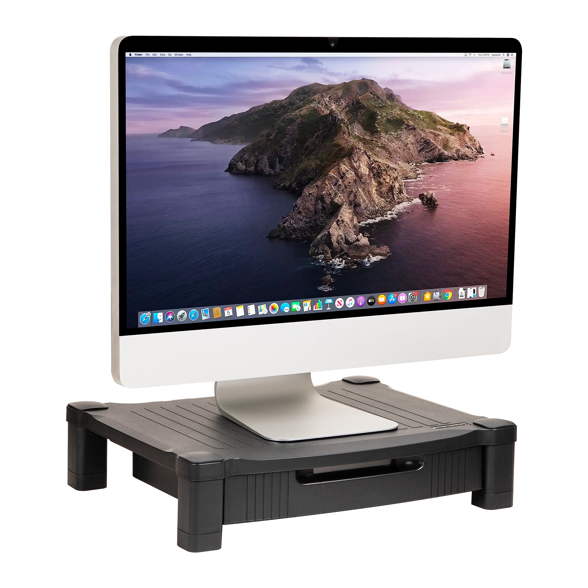 Mind Reader Monitor Stand, Up to 22 lbs., Black (DRPLMONST-BLK) Sansujyuku sansujyuku.com