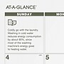 2026 AT-A-GLANCE Recycled 21.75" x 17" Monthly Desk Calendar, Green/Black (SK32G-00-26)~#|#~A21BC69B-4108-4DAA-8207EF4781D07B8A_sc7