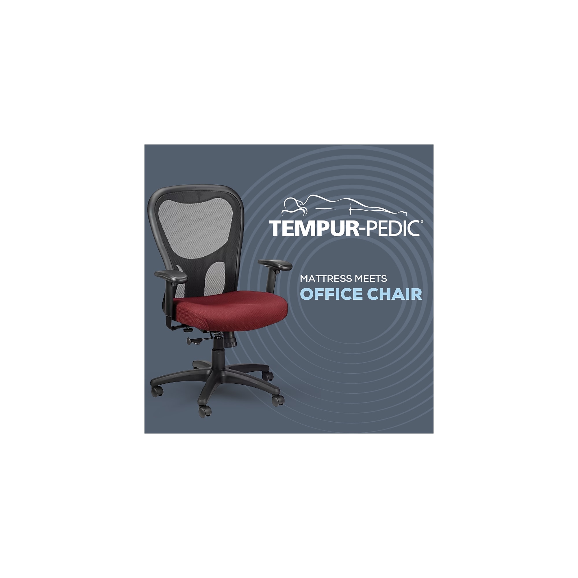 Tempur-Pedic TP9000 Mesh Task Chair, Burgundy (TP9000-Burgundy) Sansujyuku sansujyuku.com