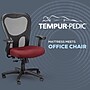 Tempur-Pedic TP9000 Mesh Task Chair, Burgundy (TP9000-Burgundy)~#|#~A222937E-D33A-4499-B245906E04A6FD55_sc7
