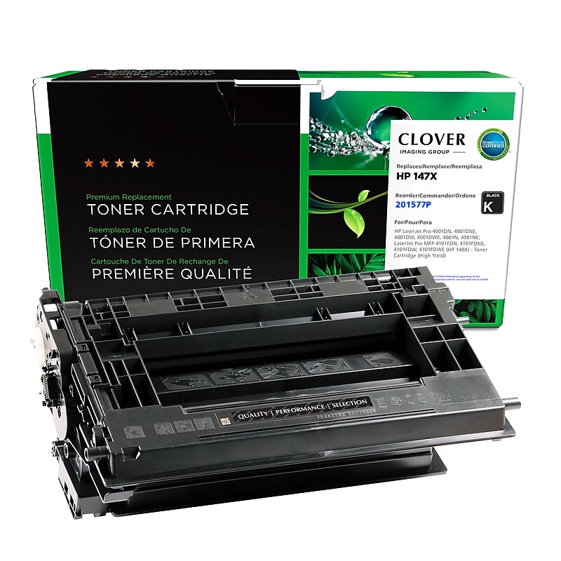 Clover Imaging Group Remanufactured Black High YieldToner Cartridge Replacement for HP 147X image 1