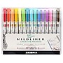 Zebra Mildliner Twin Tip Highlighters, Bullet/Chisel Tip, Assorted, 15/Pack (78115)~#|#~A22E28E5-C756-42ED-8FEDB88765A0FC52_sc7