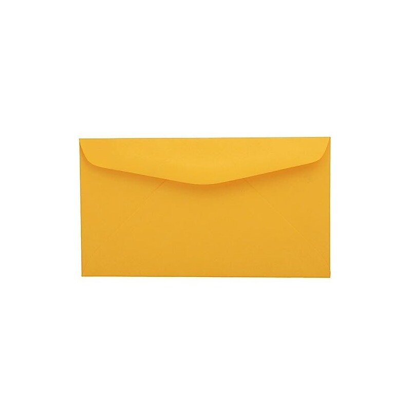 JAM Paper #6 3/4 Invitation Envelope 3 5/8" x 6 1/2", Goldenrod, 100/Pack (557612642d) image 1