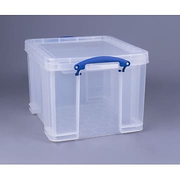 Really Useful Locking File Box, Letter/Legal Size, Clear (32CL