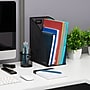 Mind Reader Vertical File Storage Desktop Organizer, Metal, Black, 2/Pack (JMAG2-BLK)~#|#~A23320D1-42FE-486D-A1411D959AC831D8_sc7