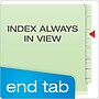 Pendaflex Reinforced Pressboard Classification Folder, 2-Dividers, 2" Expansion, Legal Size, Light Green, 10/Box (23324)~#|#~A23DC5A9-376F-408B-82538AD4FBC470E9_sc7