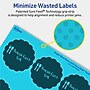 Avery Printable Decorative Edge Multipurpose Labels, 2.5" Dia., Bright Blue, 180/Pack (94516)~#|#~A23EAAA8-9899-4047-911CF678E3606B92_sc7