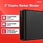 Staples 3" 3-Ring Better Binder, D-Ring, Black (ST55888-CC)~#|#~A23FDC4F-3B3E-44D8-979F55D0FF7BFCB2_sc7
