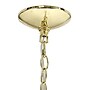 Lalia Home 3-Light 18" Adjustable Globe Hanging Metal and Clear Glass Ceiling LED Pendant, Gold (LHP-3010-GL)~#|#~A2451A80-FF66-48C6-AD836EB8CBC32472_sc7