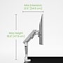 Kanto DM2 Dual Monitor Desktop Mount for 17” - 35” Displays, Up to 22 lbs., White~#|#~A2473034-57D9-4453-AF68A4C7AD422A29_sc7