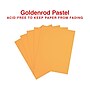 Staples Pastel 30% Recycled Color Copy Paper, 20 lbs., 8.5" x 11", Goldenrod, 500/Ream (14788)~#|#~A248336B-0C63-4D36-A62B7E40F47CA7BF_sc7