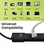 GoGreen Power 6 Outlet Surge Protectors, 6' Cord, Black (GG-16106MSBK)~#|#~A24FD628-7E9D-4253-9A10C91BA3BDDF79_sc7