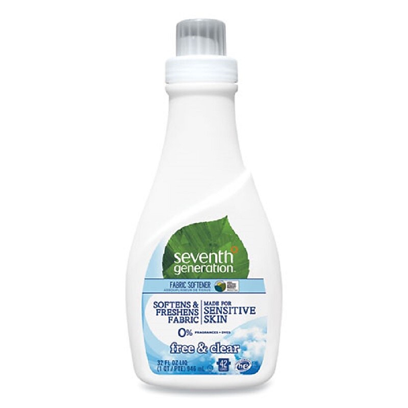 Seventh Generation Fabric Softener, Unscented, 32 oz. (22833) image 1