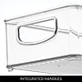 iDESIGN Large Stackable Plastic Storage Bin with Handles, Clear (64430)~#|#~A25470F1-86DF-45CA-B07FAA540EE33964_sc7