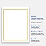 Avery Pre-Printed Gold Beads Design Matte Blank Card, White, 10/Pack (S00-DPF)~#|#~A256816A-B8C6-4340-A68F63BBE7D90008_sc7