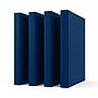 Staples 1/2" 3-Ring Non-View Binder, Navy, 4/Pack (ST26648--4PK-VB)~#|#~A2590782-C0E9-494E-AE974734CA14C272_sc7