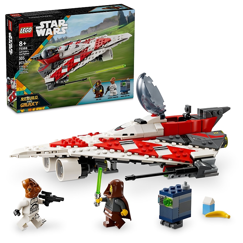 LEGO Star Wars Jedi Bob's Starfighter, 305 Pieces (75388) image 1