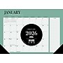 2026 Willow Creek Urban Chic 17" x 12" Monthly Desk Pad Calendar, Green (57179)~#|#~A2655196-A358-4AE7-83A728CE15BC1EC4_sc7