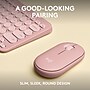 Logitech Pebble 2 Wireless Keyboard and Optical Mouse Combo, Tonal Rose (920-012199)~#|#~A267395B-2C04-46FE-B1768DC9BD840C1D_sc7