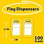 Post-it Flags, 1", White, 2 Pads of 50, 100 Flags/Pack (680-WE2)~#|#~A268B5D0-CEB3-4CCD-A4918F96F2BB0C82_sc7