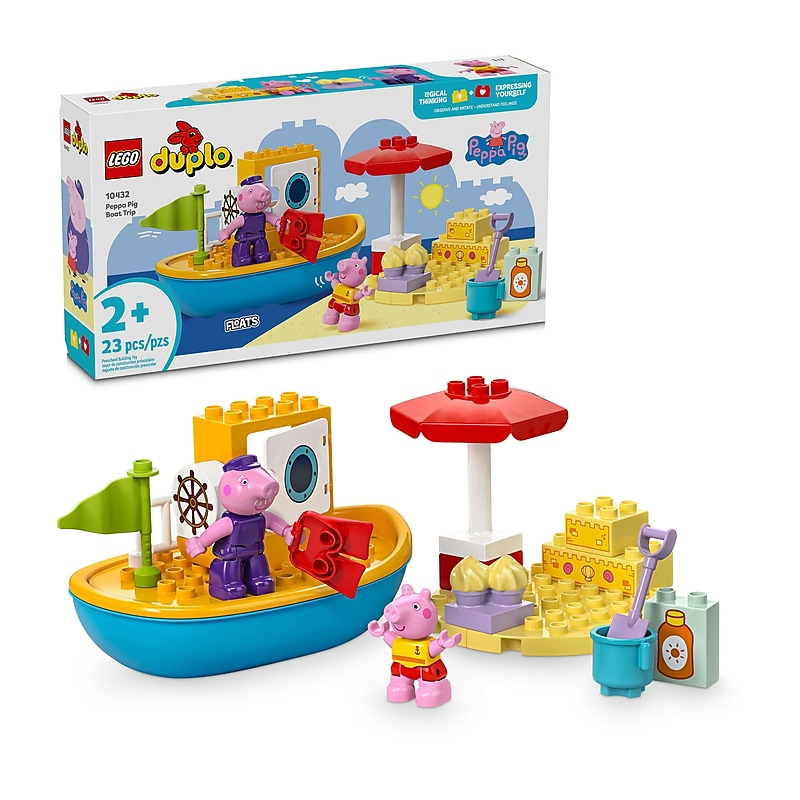 LEGO DUPLO Peppa Pig Peppa Pig Boat Trip, 23 Pieces (10432) image 1