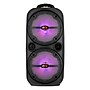QFX Wireless Bluetooth Speaker with LEDs, Microphone & Stand, Black (PBX-8008SM)~#|#~A26EF1D6-ADC7-4F9C-B3C45A7CF4A229B0_sc7