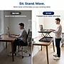 Uncaged Ergonomics CHANGEdesk 27.5"W Mini Desktop Standing Desk Converter, Black (CDMM-B)~#|#~A2734487-A7AB-4F5E-94480B4C58C702AE_sc7