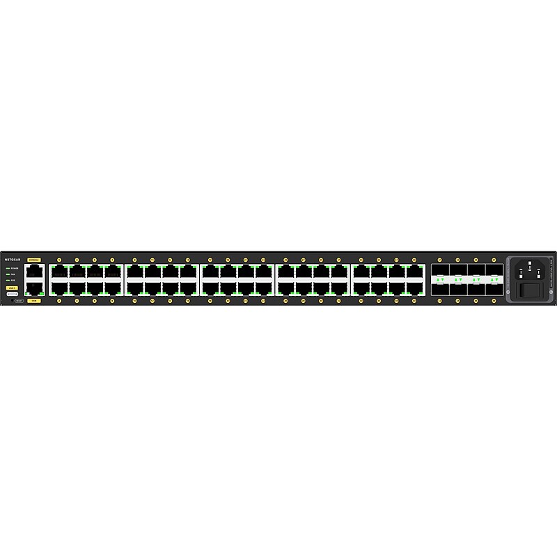 Netgear AV Line 40-Port Gigabit Ethernet Managed Switch, Black (GSM4248P-100NAS) image 1