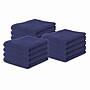 Hospeco 100% Cotton Multipurpose Towels, 16" x 27", Navy, 12 Towels/Pack, 10 Packs/Carton (N030-N1627-4)~#|#~A2770FA8-3826-4F0C-981FF600F8E6F855_sc7