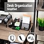 Mind Reader 7-Compartment Metal Desk Organizer File and Accessory Storage, Black (JOEORG-BLK)~#|#~A27C9499-BBC4-4486-A50D1890399CD5F6_sc7