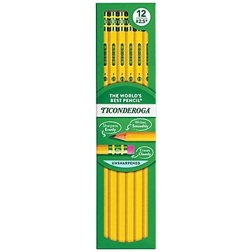 Dixon Oriole Wooden Pencil, 2.2mm, #2.5 Medium Lead, Dozen (12875