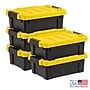 Iris Stor-It-All 13.3 Quart Storage Container with Lid, Plastic, Black, 5/Pack (540013)~#|#~A286142D-AFB3-451B-AE37DBA63B230FAC_sc7