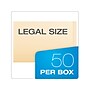Pendaflex Classification Folder, 2" Expansion, Legal Size, Manila, 50/Box (47110)~#|#~A286697C-8E15-4B1B-8A494662A894C1F0_sc7