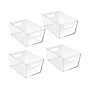 Azar Large Open Lid Storage Tote, Clear, 4/Pack (556237)~#|#~A287B5F7-B6B9-4B6D-ADAC22B27AD3E188_sc7