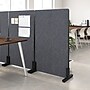 Bush Business Furniture Fabric Freestanding Privacy Panel, 55"H x 34"W, Cool Charcoal (PSP134CL-03)~#|#~A28DAC79-8369-4A8D-86413E689995E9E9_sc7
