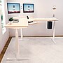 VersaDesk PowerLift 72"W Electric Corner Adjustable Standing Desk, Maple/White (PLCSD6072-WM-APP)~#|#~A29863D9-6C37-4155-9D17396FC1A82B64_sc7