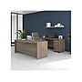Bush Business Furniture Studio C 72"W Bow Front Desk and Credenza with File Cabinets Bundle, Modern Hickory (STC009MHSU)~#|#~A29A89DC-4C1E-4818-9D684C7A024A6BDE_sc7