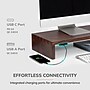 Anji Mountain Mango Wood Monitor Stand with Two USB Ports, Up to 32" Monitor, Walnut (MS-FNG-WAL-P)~#|#~A29E91F2-505B-4ABB-AF9558EAEF22DF45_sc7