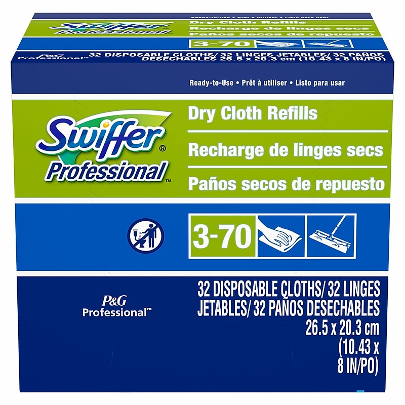 Swiffer Professional Duster Dry Cloth Sweeping Pad Refills for Swiffer Sweeper, 32/Pack (33407) image 1