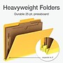 Pendaflex Heavy Duty Classification Folder, 2-Dividers, 2" Expansion, Letter Size, Yellow, 10/Box (1006942)~#|#~A2B9C026-7058-4DEB-BA53EF379EB33C91_sc7