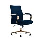Thomasville Furniture Joelle Ergonomic Fabric/Metal Desk Chair, Blue/Gold (60068)~#|#~A2BB80BA-9854-45E5-827CE13397A0581A_sc7