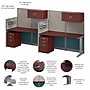 Bush Business Furniture Office in an Hour 63"H x 129"W 2 Person In-Line Cubicle Workstation, Hansen Cherry (OIAH005HC)~#|#~A2BF5050-2EE9-4EE2-9061D468CD96F9A5_sc7