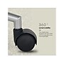 Elle Decor Amelia Ergonomic Polyurethane Swivel Computer and Desk Manager Chair, Black (60095-BLK)~#|#~A2BFD505-C279-4717-B7DB3C8FDDD15E6C_sc7