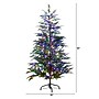 Nearly Natural 5' Pre-Lit Artificial Park City Pine Christmas Tree with 200 Multicolored LED Dewdrop Lights (T4800)~#|#~A2BFD77E-184A-4F2C-BFDAF88D11F1E42A_sc7