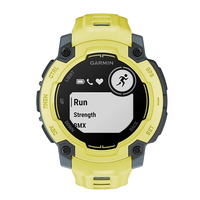 Garmin Instinct E GPS Smartwatch, Electric Lime & Twilight, 45mm