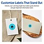 Avery Printable Burst Multipurpose Labels, 1", Bright Blue, 3840/Box (94606)~#|#~A2C53808-716B-4DC2-8D9C8DF7F40E41CE_sc7